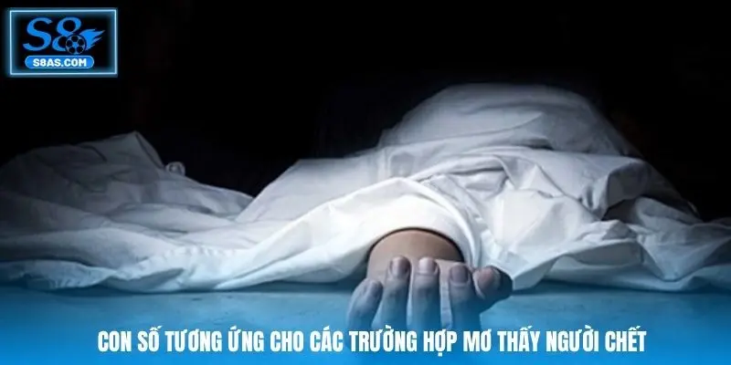 Con số tương ứng cho các trường hợp mơ thấy người chết